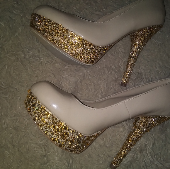 Platform Custom design Crystal shoes - Picture 10 of 17